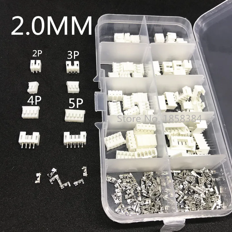 230 шт. PH2.0 2p 3p 4p 5 pin 2 0 мм набор клемм/корпус/штырьковый разъем JST комплекты