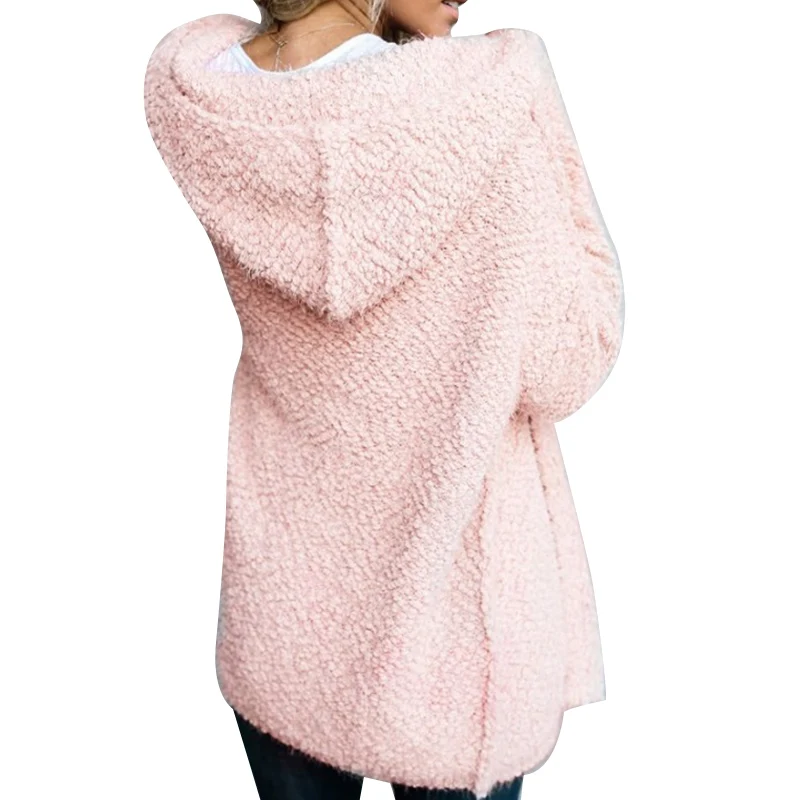 

Jacket Women's Winter Jacket Autumn Hooded Long Sleeve Keep Warm Solid Color Plus Size Stylish Casual All-macth Loose Coat