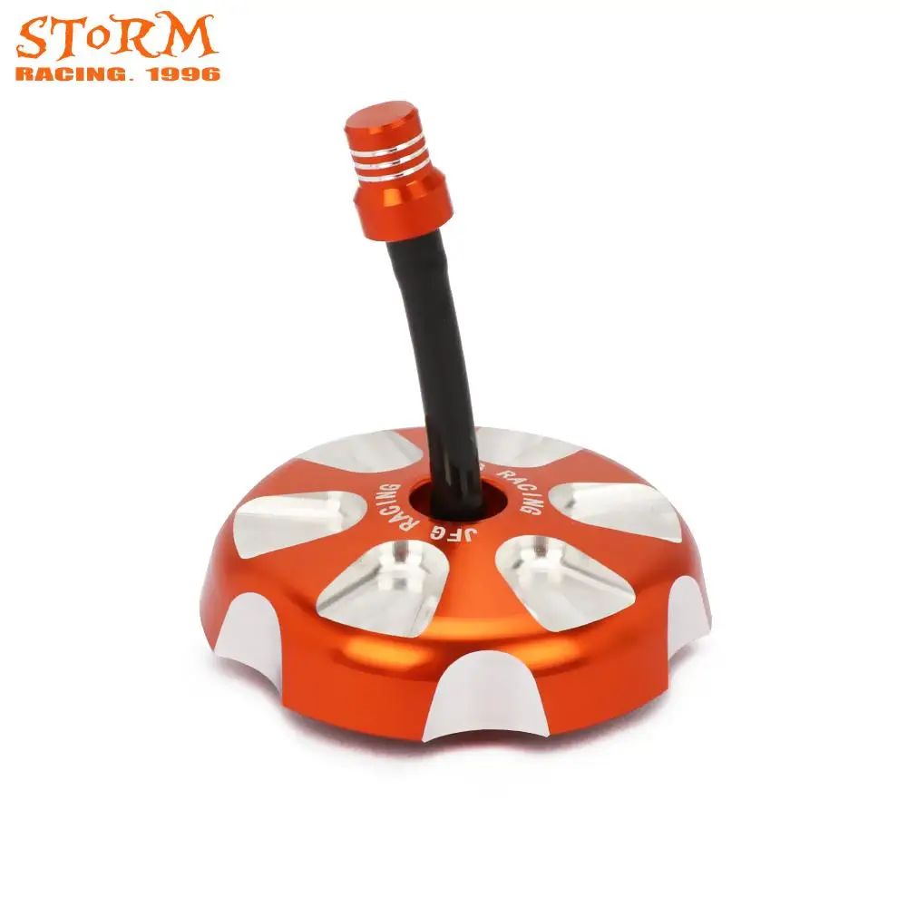 Мотоцикл CNC оранжевый газовый колпачок масляный бак Крышка для KTM Husqvarna SX F SXF 85 125 150