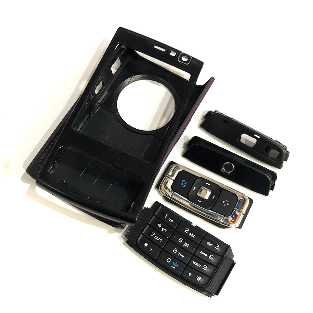 Для Nokia N95 Корпус Передняя Лицевая панель рамка крышка чехол+ задняя крышка/крышка батарейного отсека+ клавиатура
