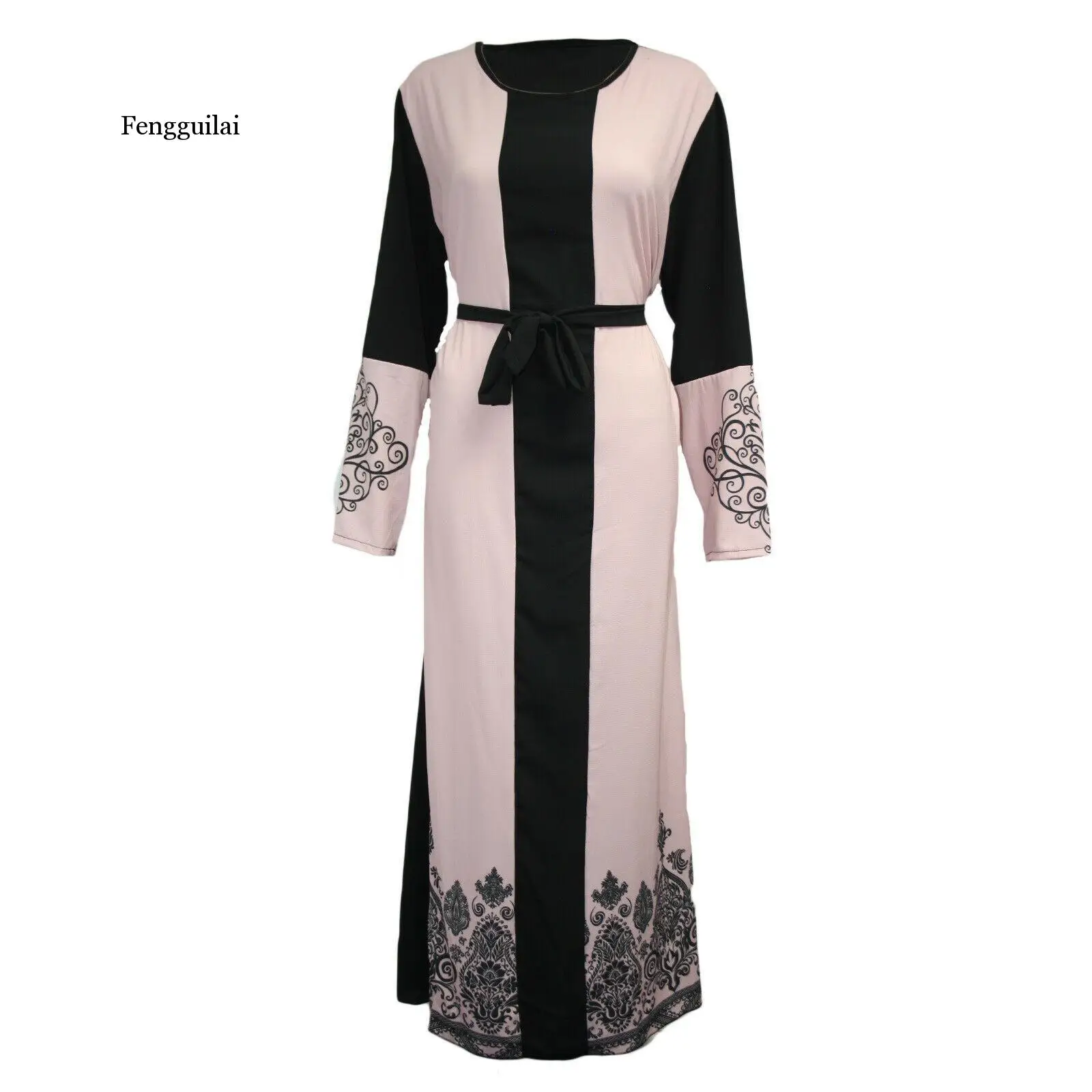 

Женское винтажное платье с поясом, длинное вечерние ничное Платье макси с цветочным принтом, 2020