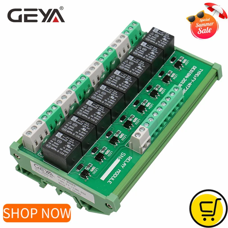 GEYA DIN Rail Панель крепление 8 канальный сетевой видеорегистратор Интерфейс модуль