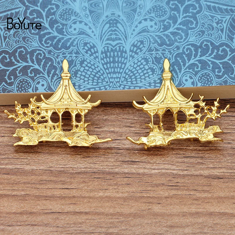 BoYuTe Wholesale 20Pcs Metal Alloy 39*31MM Kiosk Jewelry Materials Diy Hand Made Accessories Parts | Украшения и аксессуары
