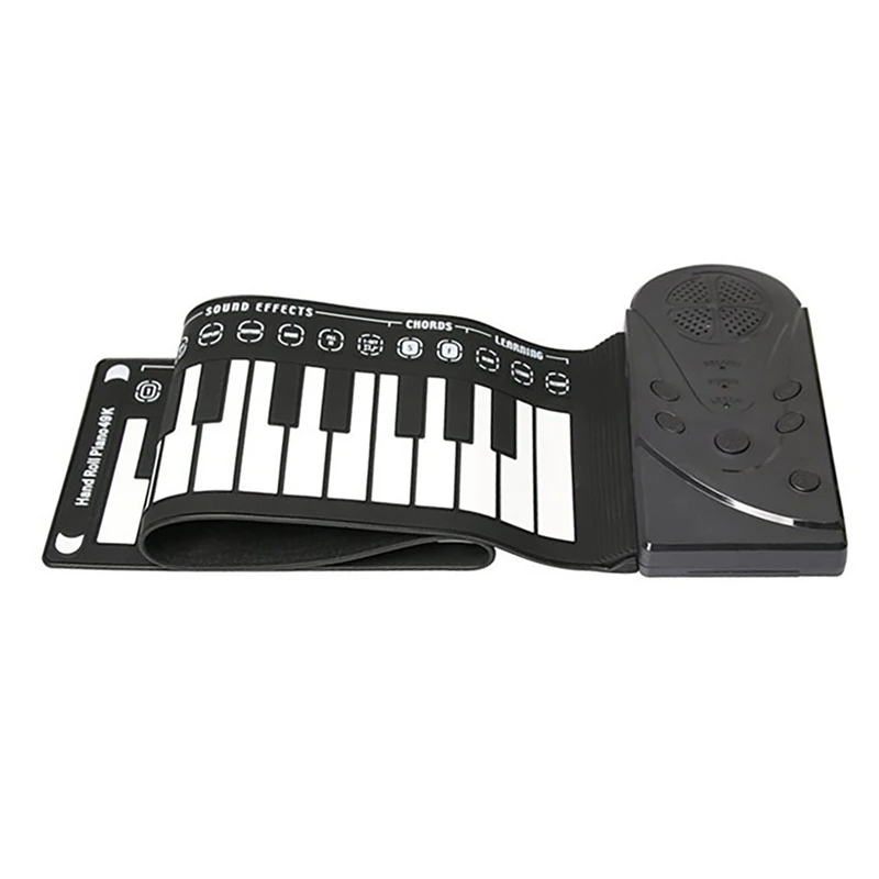 

Roll Up Piano 49 Keys Portable Roll Up Piano Portable Keyboard Piano for Children Beginners Family Fun Travel Adults