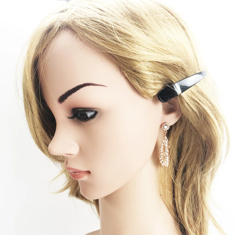 Серьги подвески с перьями женские трендовые Подарочные ювелирные украшения в