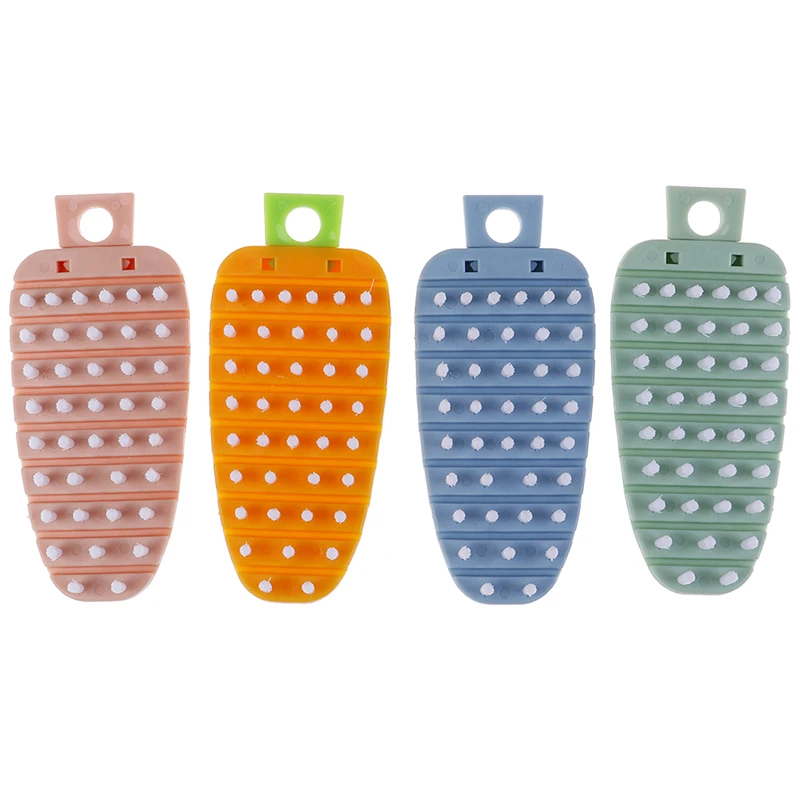 

1pc Kitchen Fruit and Vegetable Brush Veggie Scrubber Washing Sponge Scrubber