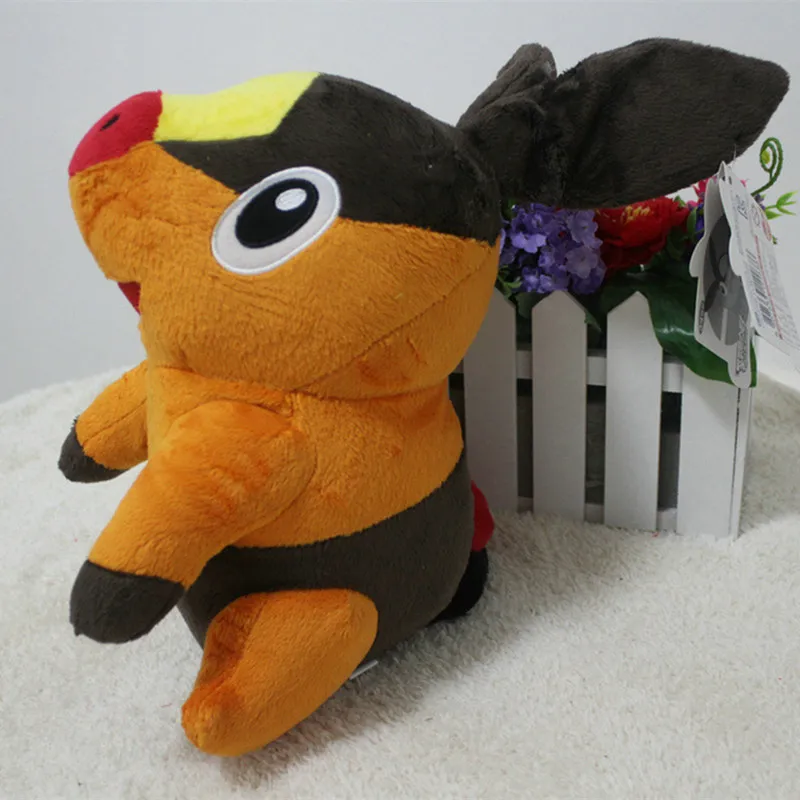 Mu&ntilde;eco de peluche de Pok&eacute;mon Tepig para ni&ntilde;o, mu&ntilde;eco de peluche de 30CM, regalo de cumplea&ntilde;os para ni&ntilde;o-0