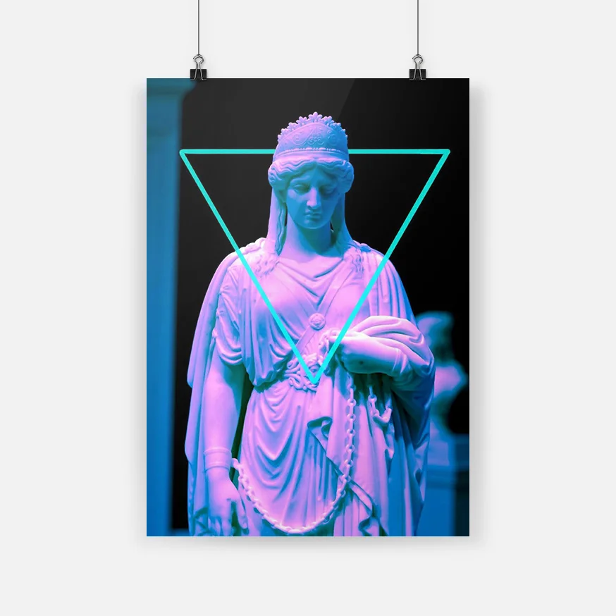 

Aesthetic Fashion Sculpture Modern Poster Abstract Canvas Painting Wall Art Decor Living Room Bedroom Study Home Decoration