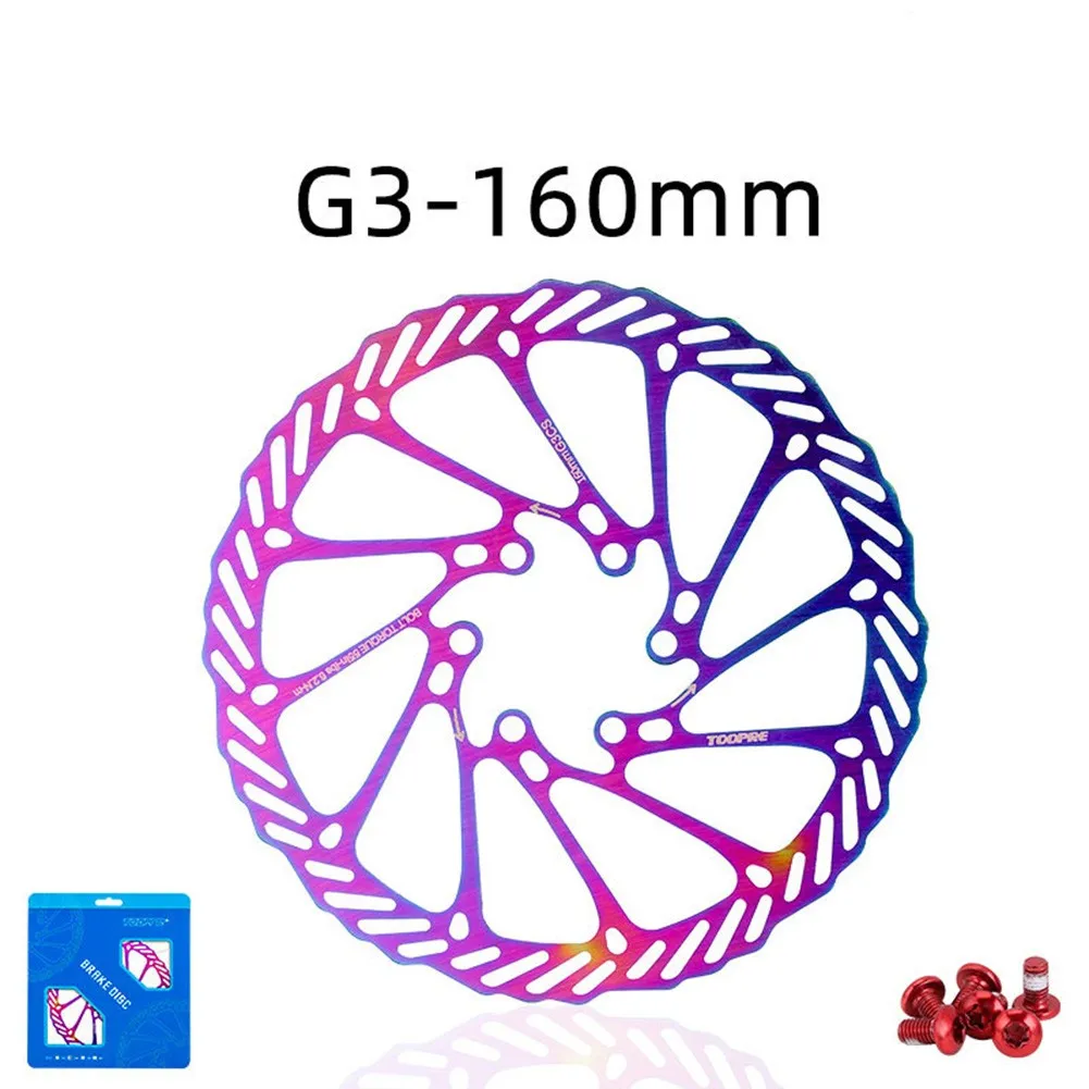 

160mm/180mm Disc Brake For -Shimano Alivio/Deore Stainless Steel W/ 6 Screws