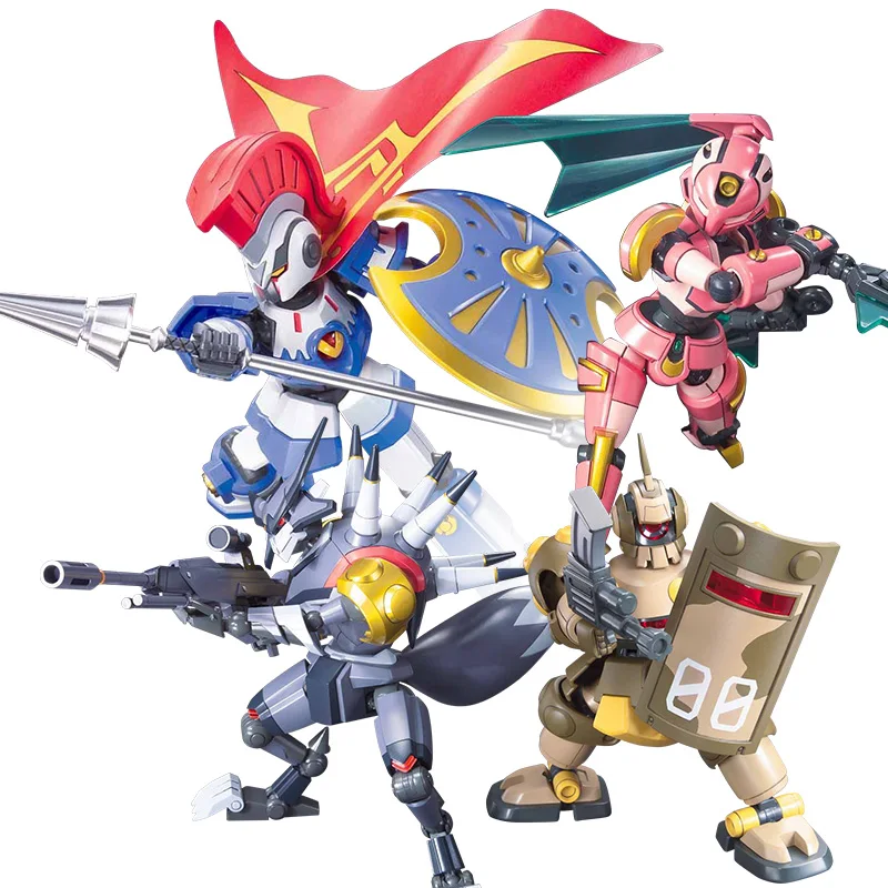 Оригинальный BANDAI WARS LBX 001 002 003 ACHILLES kunoichi император ачиль один Anubis Deqoo фигурки
