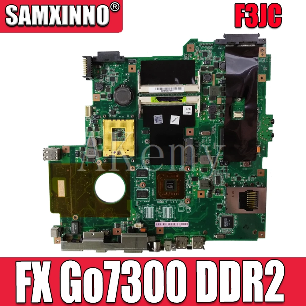 SAMXINNO For Asus F3JC motherboard with FX Go7300 DDR2 F3J laotop mainboard test 100% OK|Материнские платы| |
