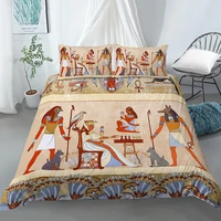 egyptian bedding set ancient egypt civilization characters duvet cover with 13 pillowcase home textiles duvet cover set