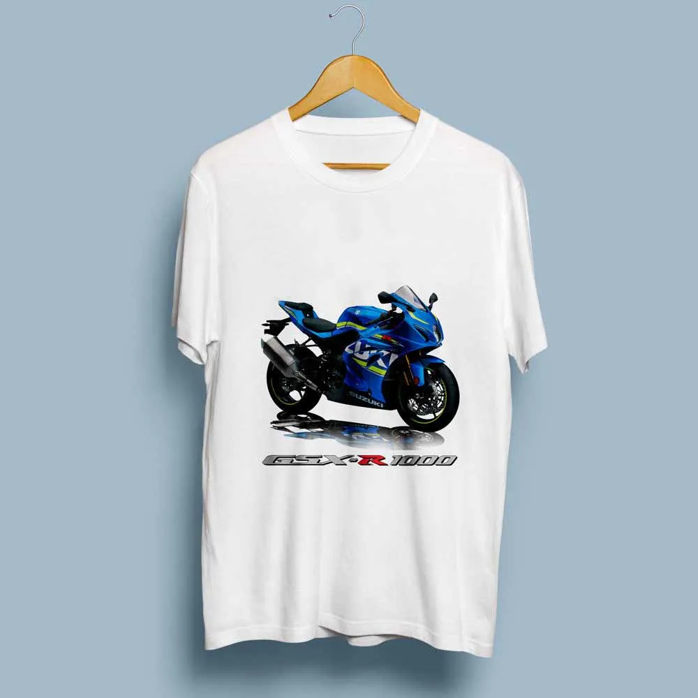 

2019 Summer style 100% cotton Hot sale Free shipping Brand Adults Casual t Shirt Gsx1000 Motorcycle Car Fans Design Tee shirt