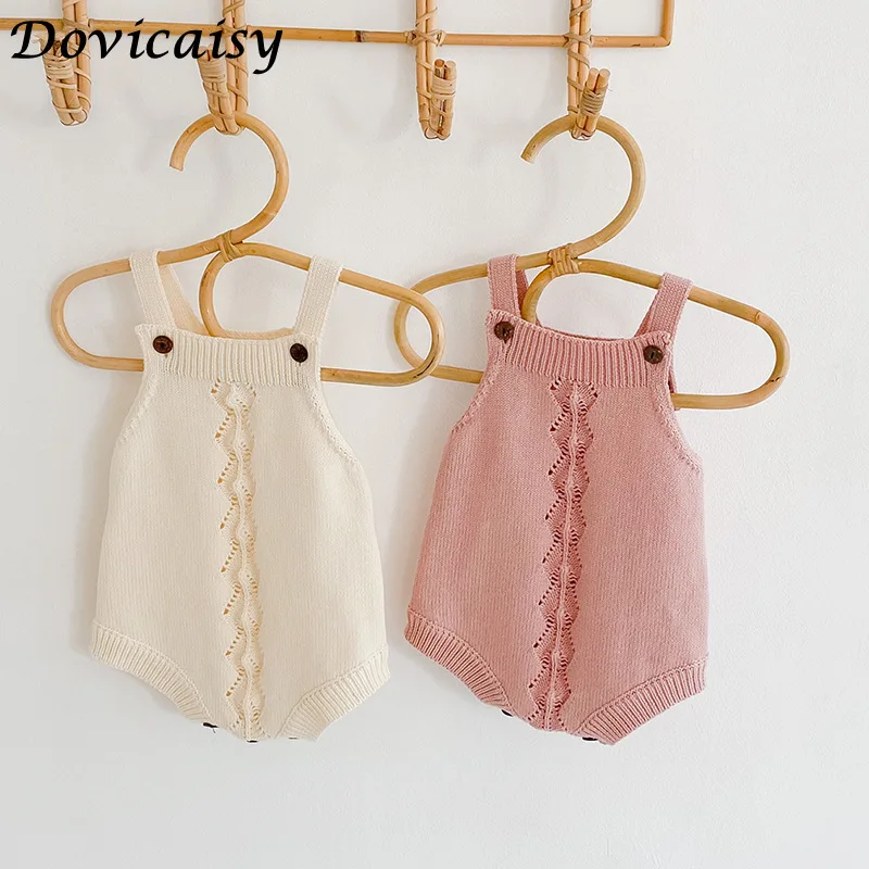 2020 осенний детский вязаный комбинезон одежда для ползания с треугольниками