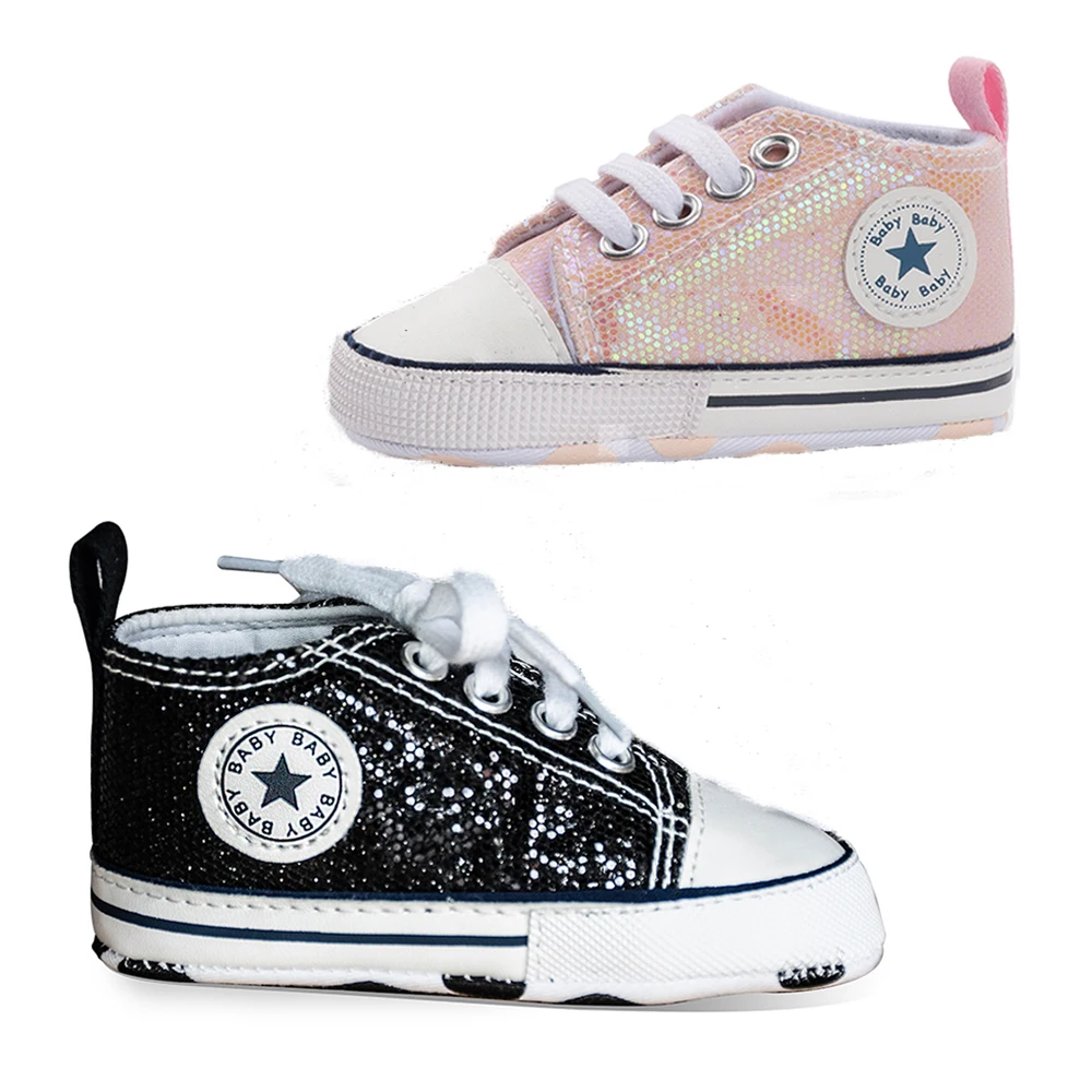 Новинка 2019 цветная обувь для новорожденных девочек розовая мягкая Нескользящая