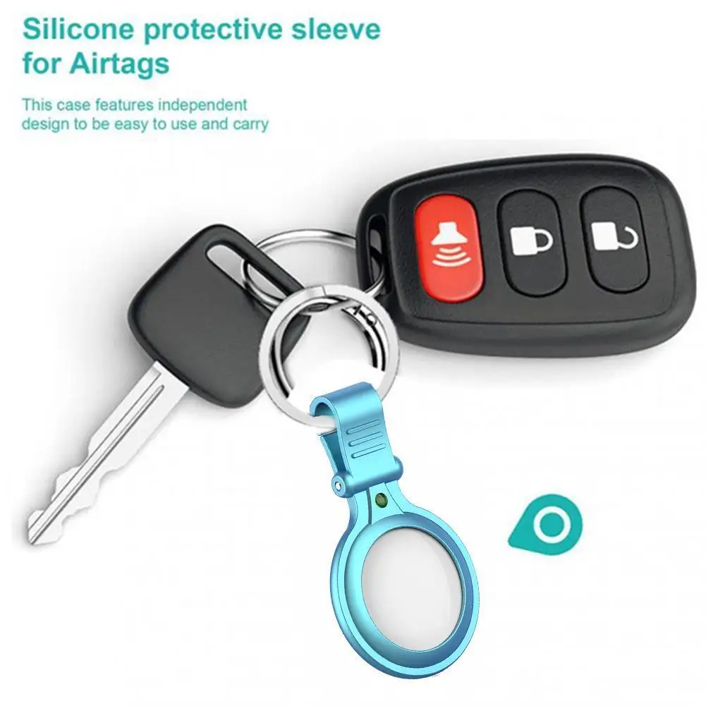 

Protective Cover For AirTags Shockproof Metal Case Tracker Bluetooth-compatible Protector Tracker Shell Accessories Location