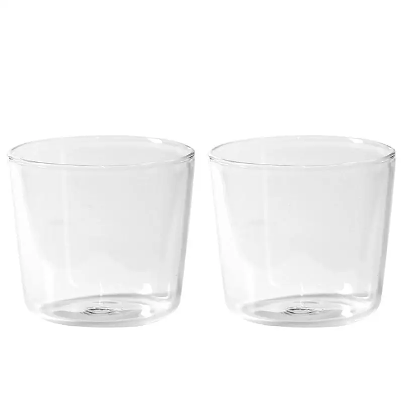 Стеклянная посуда чашки для фруктов десертов йогурта кухонные прозрачные 2