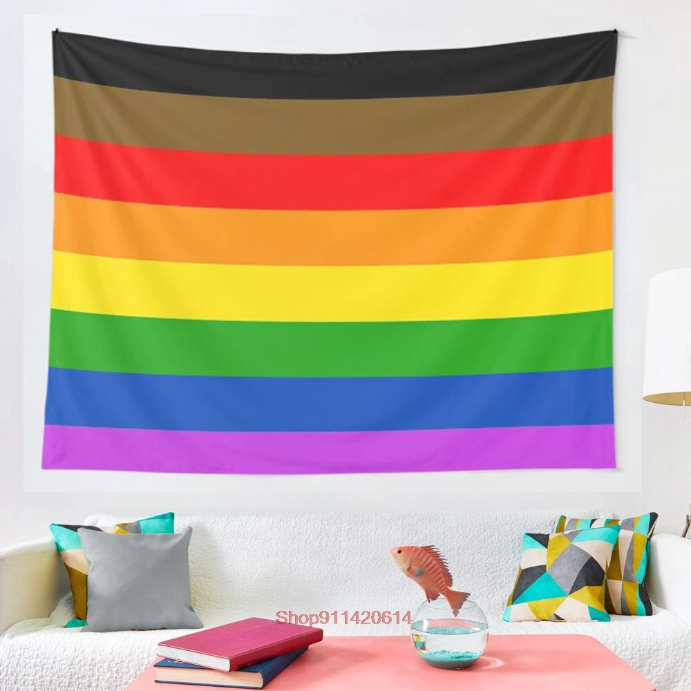 

Philadelphia pride flag tapestry Mandala Tapestry Wall Hanging Bohemian Gypsy Psychedelic Tapiz Witchcraft Tapestry