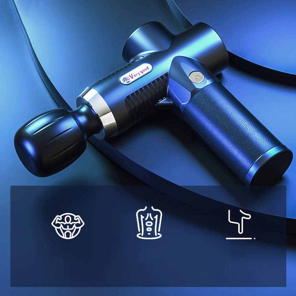 

New Design Mini Muscle Massage Gun Electric Pocket Neck Body Massager Pain Relief Deep Tissue 3 Gear Massager