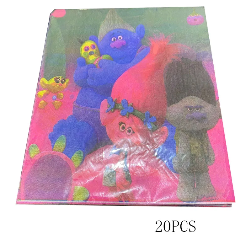 

20pcs/lot Cartoon Party Decoration Napkin 1st Birthday Napkins Paper Anniversaire Disposable Tableware Paper Towels