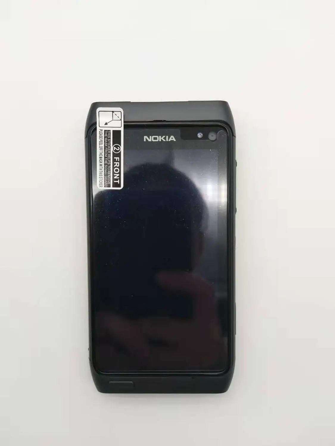 Черный Nokia N8 мобильный телефон 3g wifi gps 12MP камера 3," сенсорный экран 16 Гб хранилище дешевый телефон Восстановленный - Цвет: Черный
