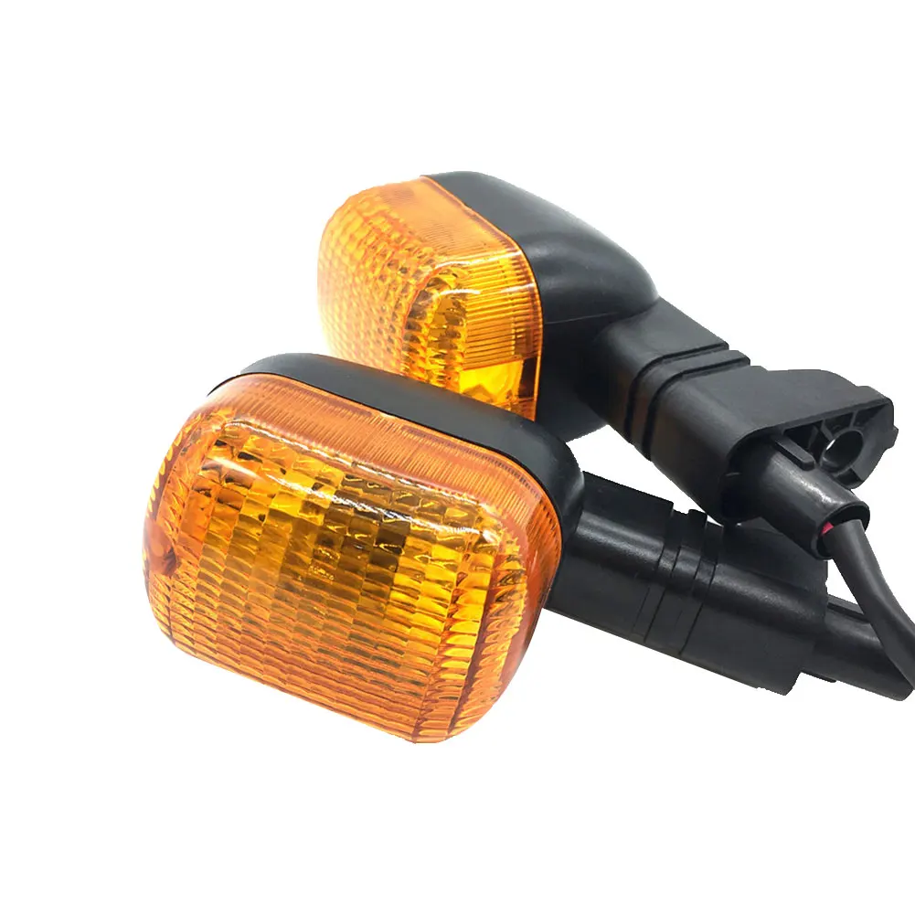 

2Pcs Motorcycle Motorbike Turn Signals Blinker Amber/White Indicator Light Lamp Motorbike Turn Signals Blinker Motorbike Turn Si