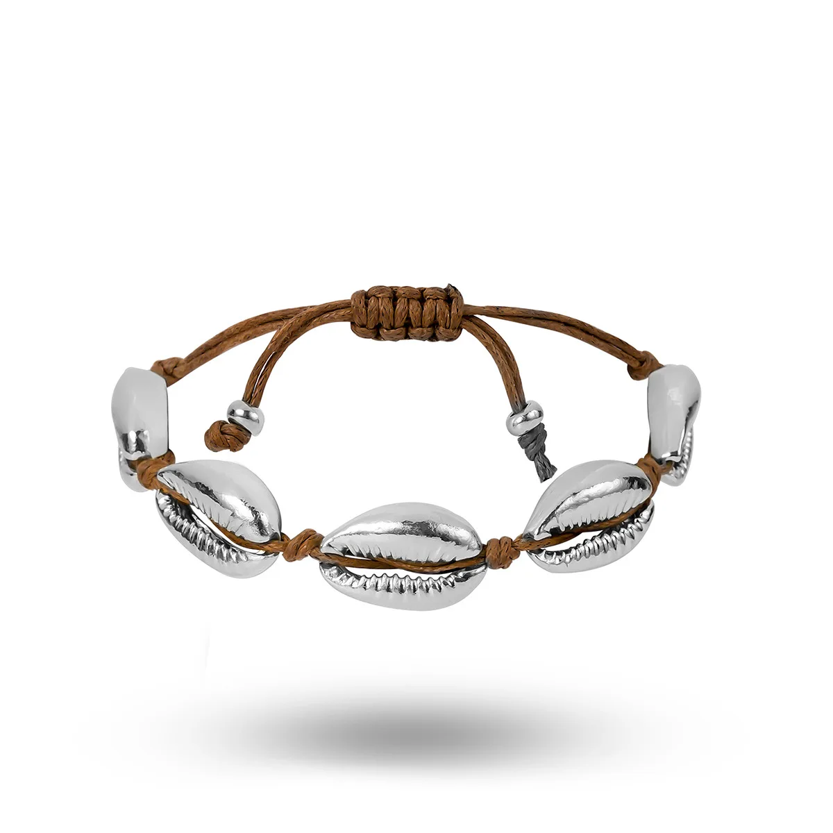 453452 AliExpress браслет из натурального Пука в виде ракушки boho модный пляжный Золотой корпус Каури браслеты seashell женские браслеты ювелирные изделия - Окраска металла: 453452