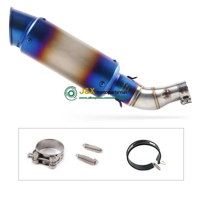 MT-03 MT03 мотоцикл глушитель трубы среднего звенья трубы Escape для YAMAHA YZF-R3 R3 R25 R30 слипоны