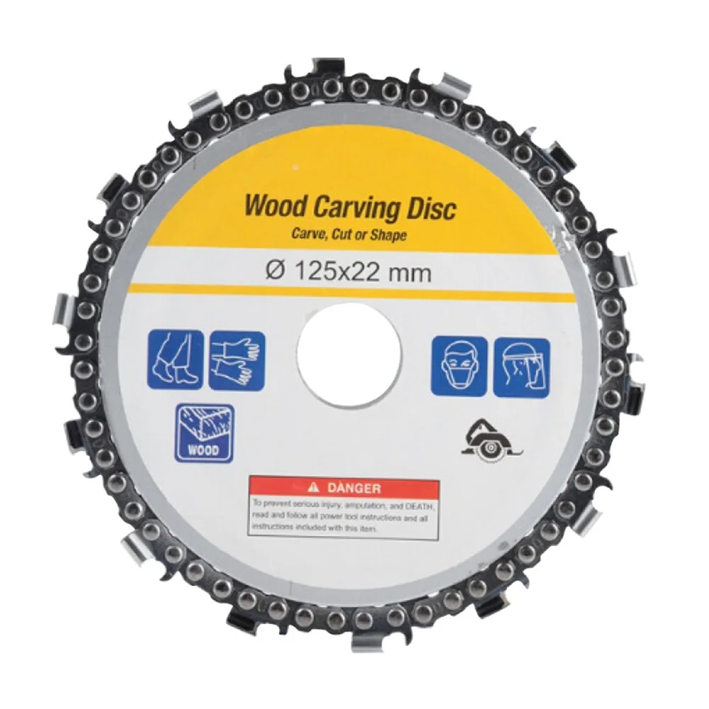 

125mm Angle Grinder Chain Disc Carving Disc Chainsaw 13 Teeth Chain saw