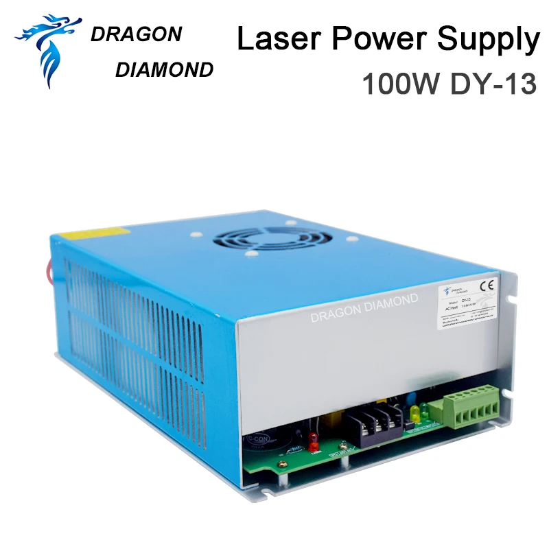 DRAGON DIAMOND DY13 лазерный источник питания 100 Вт для reci W2 co2 лазерная трубка для co2 лазерная гравировка машина для резки