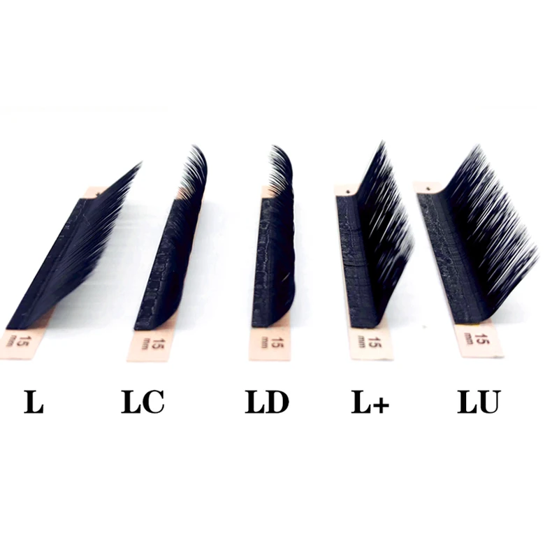 NATUHANA L Shaped 8 ~ 15Mix + Curl Индивидуальные ресницы LU норковые супер мягкие LC LD