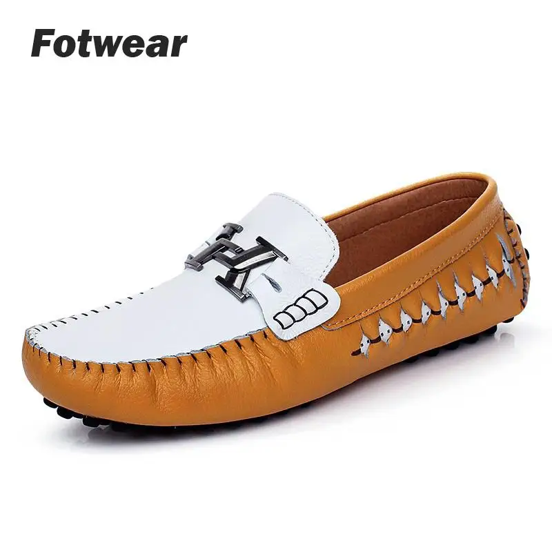 Мужские кожаные лоферы Мужская классическая обувь Кожаная Коллекция