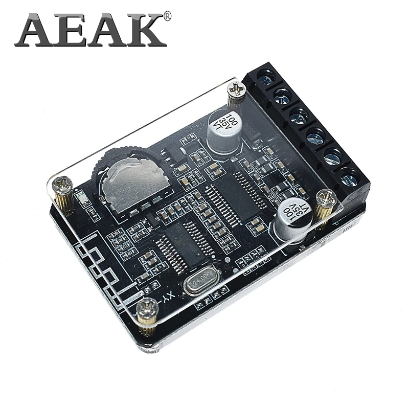 Усилитель мощности AEAK стерео Bluetooth двухканальная плата 12 в 24 10 Вт 15 20 модуль