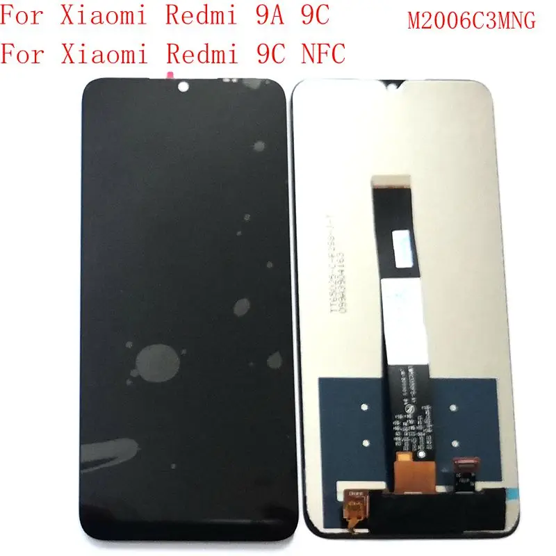 

ЖК-дисплей для Xiaomi Redmi 9A 9C 9C NFC Сенсорный стеклянный дигитайзер redmi9a запасные части M2006C3MNG