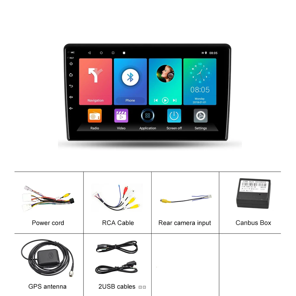 

For Renault Duster Head Unit with Frame 2015 2016 2017 2018 2 DIN Car Multimedia Player Navigation GPS WIFI FM Android Stereo