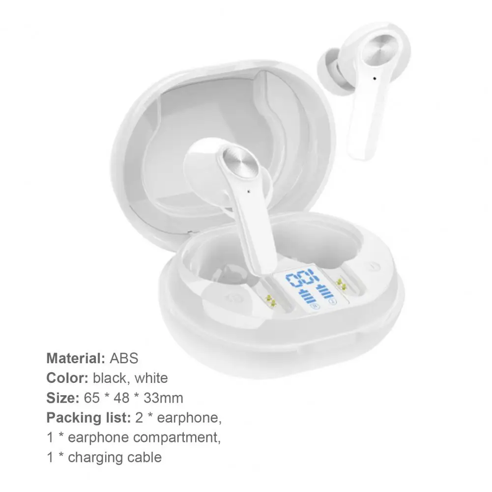 Беспроводные наушники JS76 с перезаряжаемым цифровым дисплеем без потерь