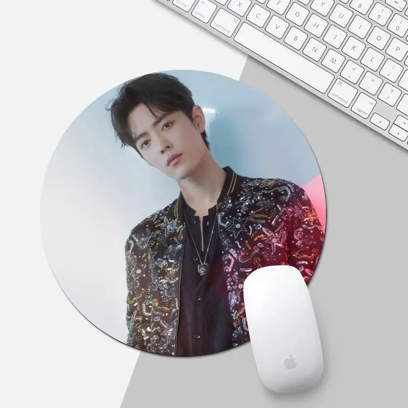 

xiaozhan Office Mice Gamer Soft Mouse Pad Desk Table Protect Game Office Work Round Mouse Mat pad XL Non-slip