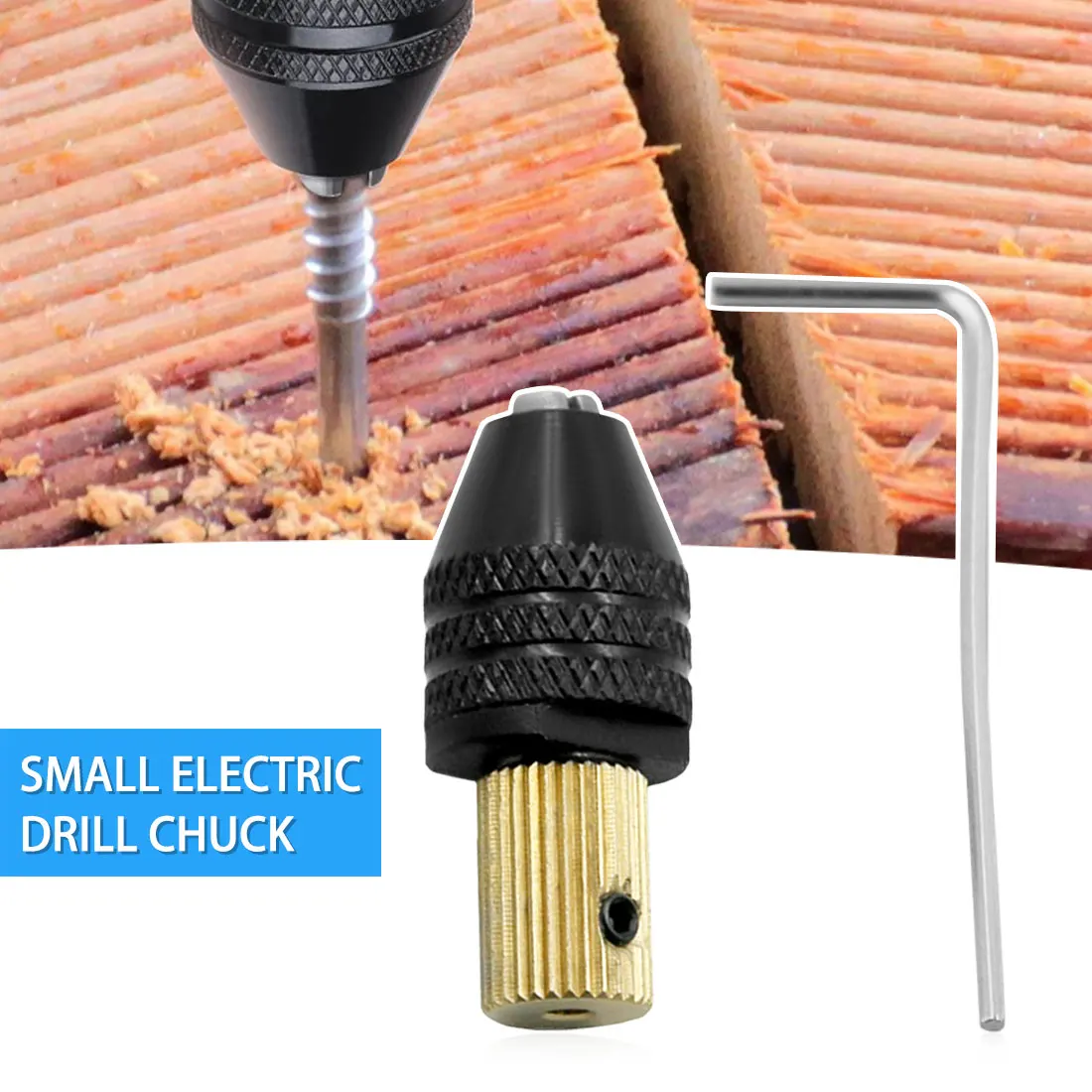 

1 set 0.3-4mm Small For Mini Electronic Drill Chuck Bit Tool Set Universal 3.17mm/2.35mm
