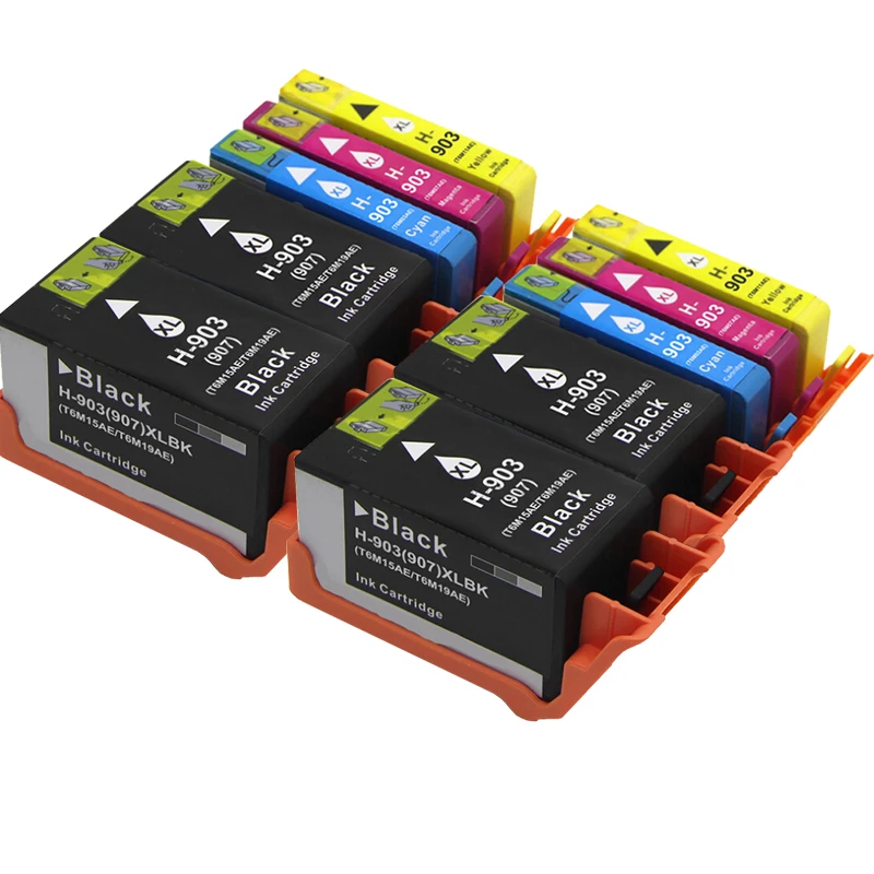 befon 903XL Ink Cartridges for HP 903 903XL Ink Compatible for HP Officejet Pro 6950 6960 6970 Printer, Multipack of 4 Colour