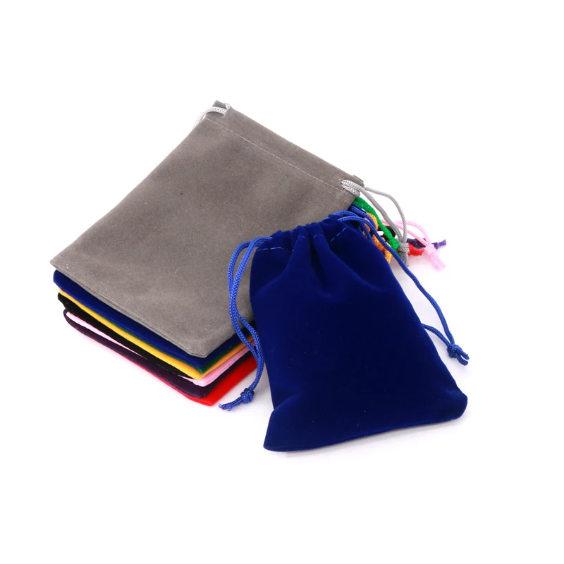 Wholesale 5pcs/lot Jewelry Packing Velvet packaging Bags Drawstring Earring bags Pouches Customized Logo Over 100pcs Costs Extra | Украшения