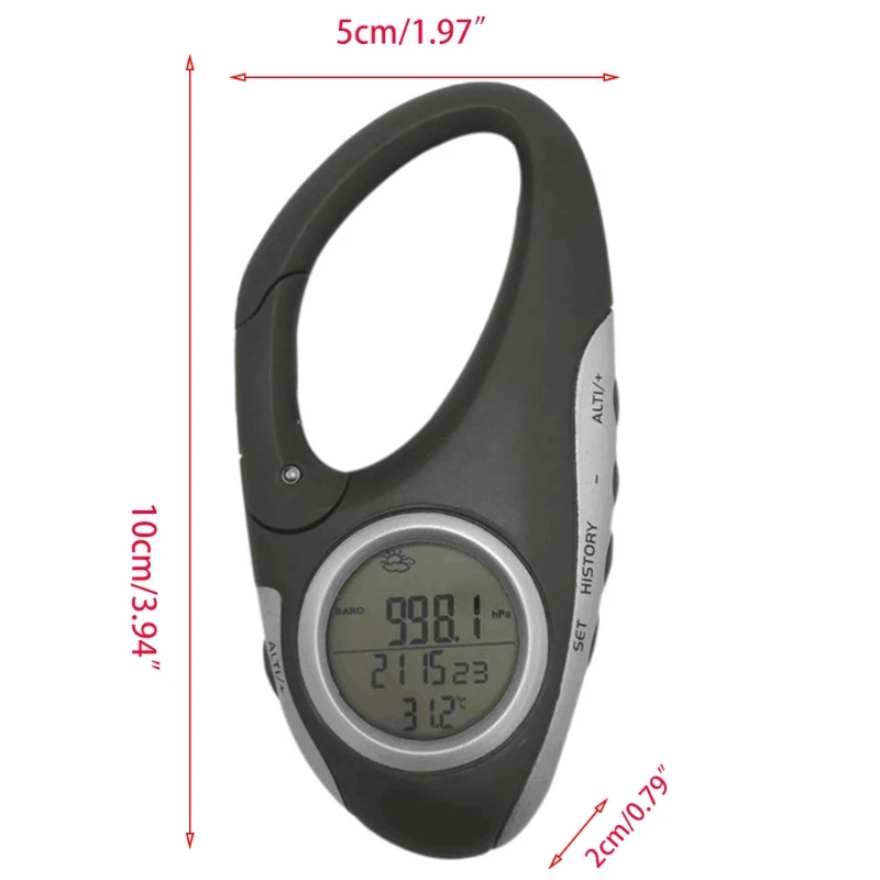

2021 New Digital Altimeter, 8 In 1 Handheld Electronic Altitude