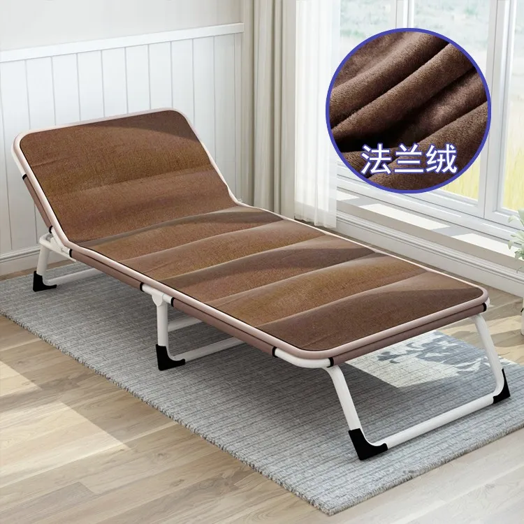 

Multifunctional Folding Bed Single Bed Home Adult Lunch Bed Siesta Lounge Office Simple Bed Marching Care