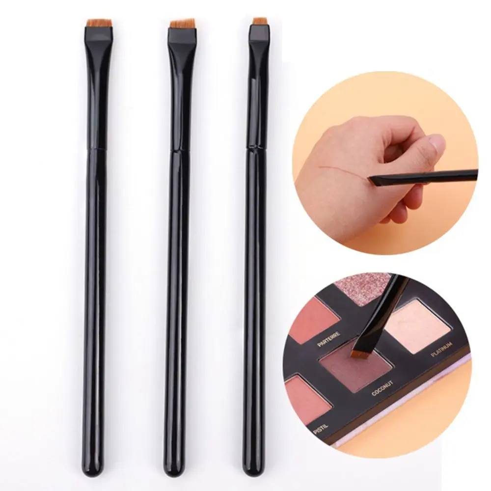

Professional Eye Makeup Brush Flat Eyeliner Brush Eyebrow Application Lip Makeup Brush Eye Patch Makeup Tools
