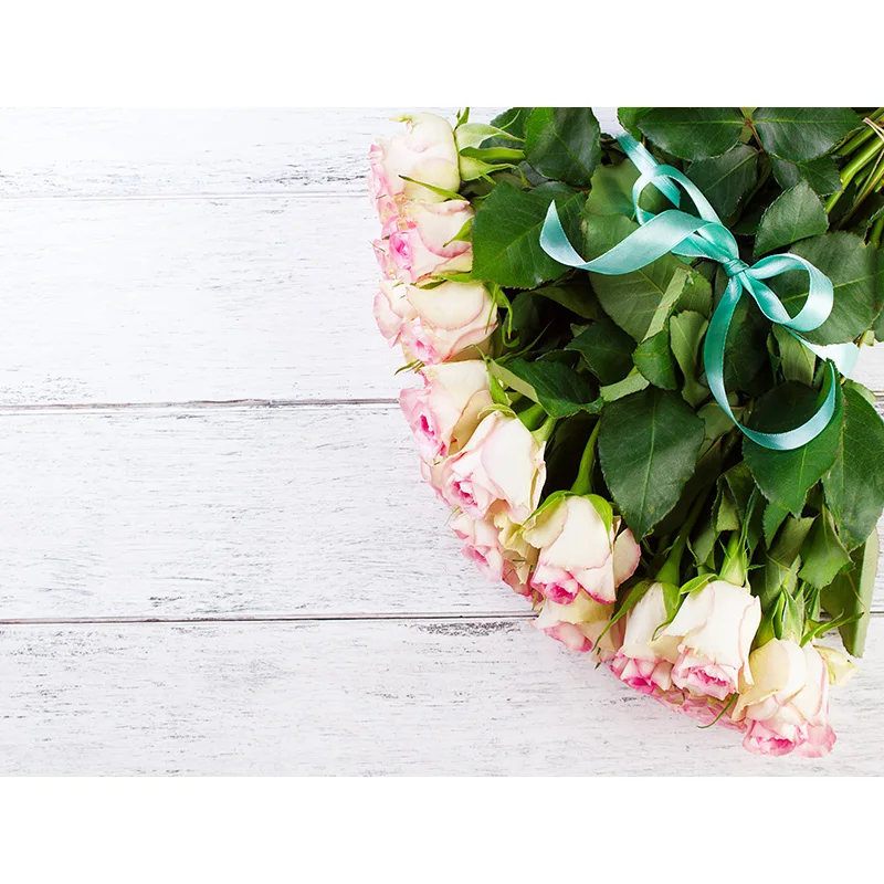 

SHENGYONGBAO Vinyl Custom Valentine's Day Photography Backdrops Wooden Flower Party Backgrounds Birthday Backdrop 201214QMH-01