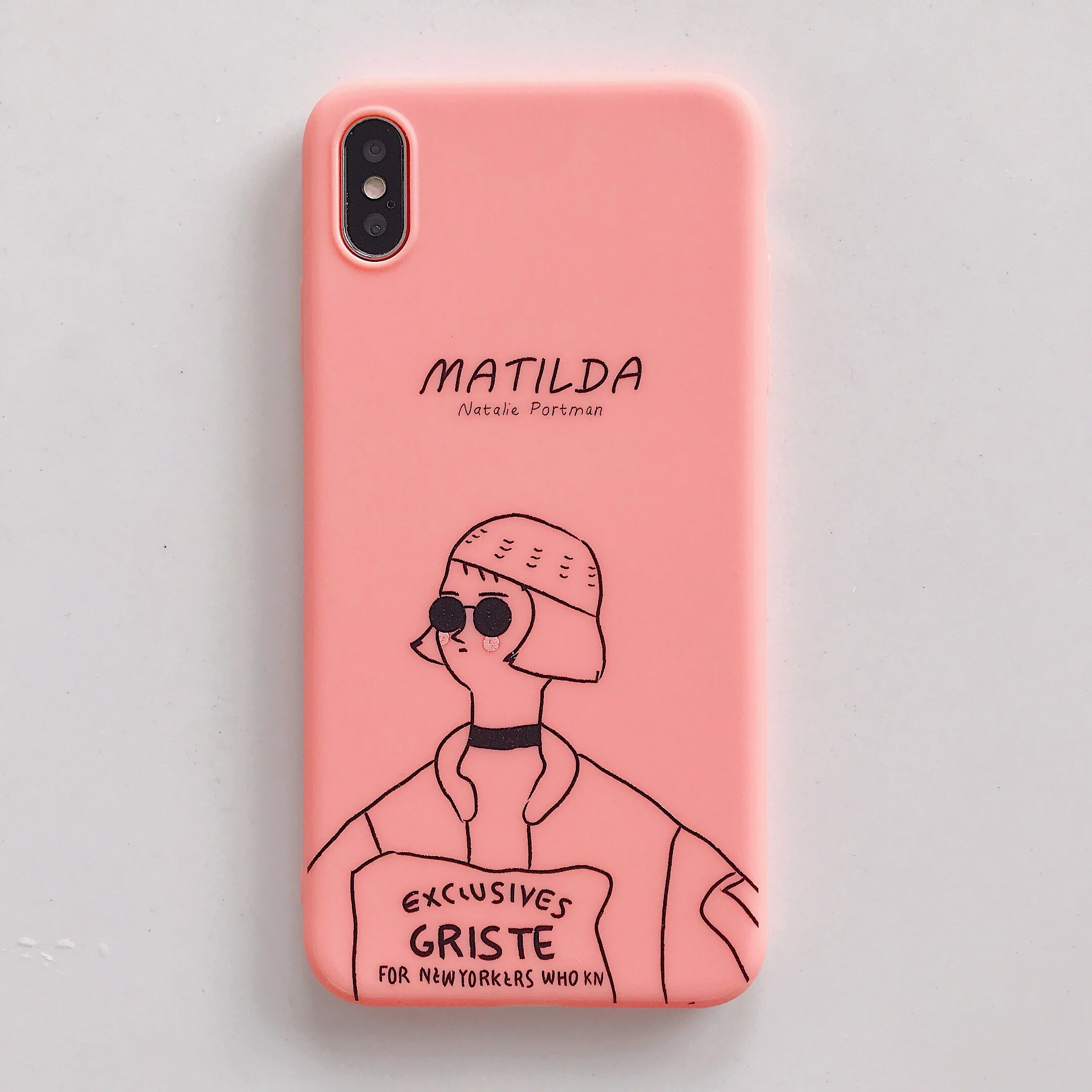 Leon Matilda чехол для iPhone 7 8 Plus чехол для coque iPhone 11 Pro 6 6S 7 8 Plus X XS Max XR силиконовый мягкий ТПУ задний Чехол - Color: 15 Matilda
