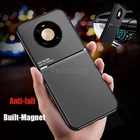 Роскошный силиконовый Магнитный противоударный чехол для Huawei Mate 40 Pro 30 20 10 Lite P40 P30 P20 Pro P10 Plus, Мягкий защитный чехол