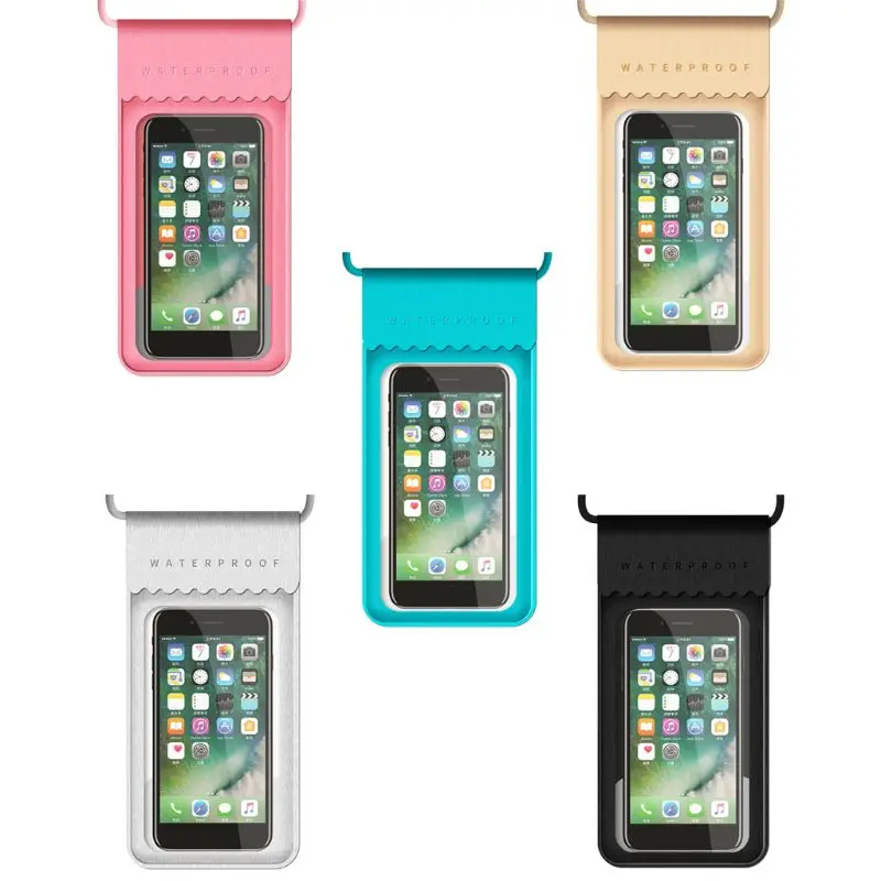 

Mobile Phone Bag TPU Waterproof HD Touch Screen Swimming Bag Beach Swimming Pool Diving Snorkeling Mobile Case