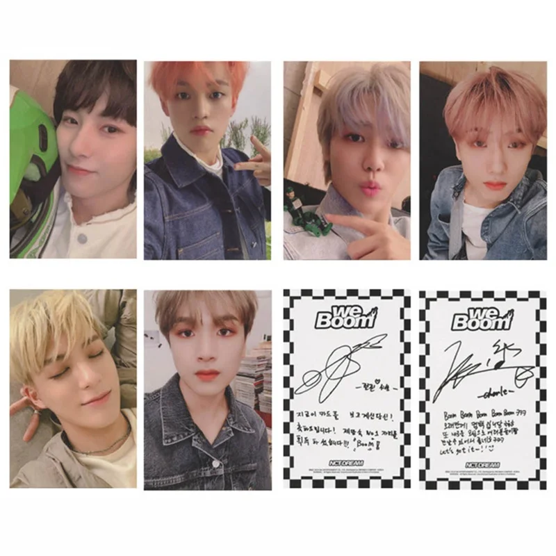 Kpop NCT 127 U Dream наклейка для сопереживания ЛОМО фотокарты плакат фотосъемки 6