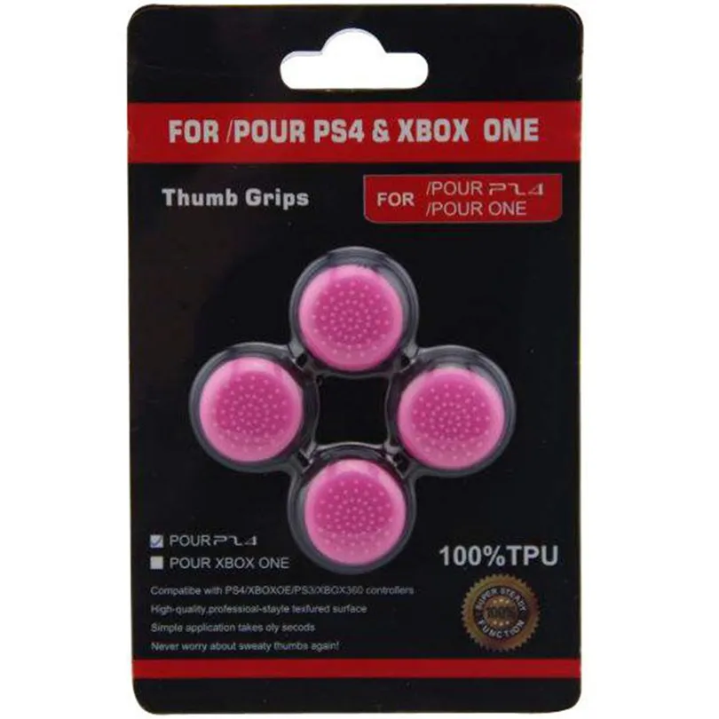 Silicone Controller Joystick Thumb Stick Grips Double Color TPU Caps Cases Covers for PlayStation 4 PS4 PS3 Xbox 360 One Game |