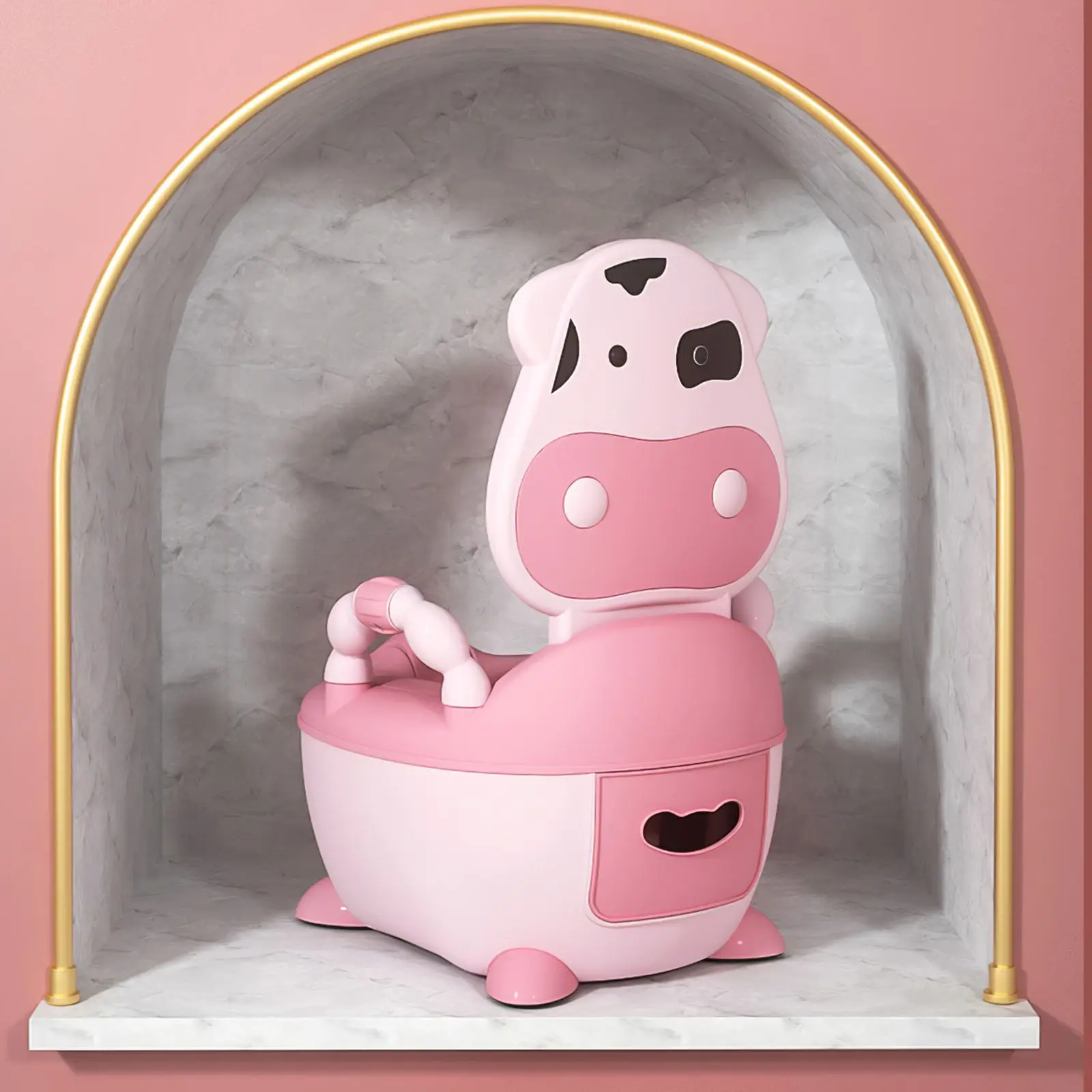 

Эргономичный дизайн, стул для горшка, Симпатичные удобные Унитазы для мальчиков и детской безопасности, пластиковый детский горшок для тре...